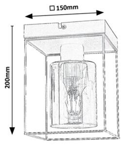 Rabalux 71031 - Stropné svietidlo CHADWICK 1xE27/25W/230V