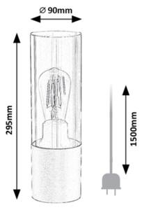 Rabalux 74050 - Stolná lampa RONNO 1xE27/25W/230V