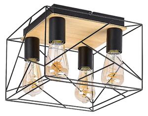 Rabalux 71024 - Stropné svietidlo BOIRE 4xE27/40W/230V