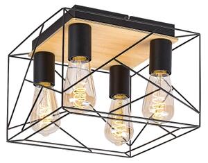 Rabalux 71024 - Stropné svietidlo BOIRE 4xE27/40W/230V