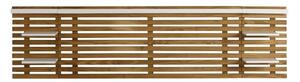 Biele/prírodné čelo postele z borovicového dreva 240x62 cm Nidra - Marckeric
