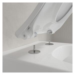 Villeroy & Boch VENTICELLO SET: WC závesné DirectFlush+ sedátko SlimSeat s QuickRelease a SoftClosing, biela alpin, 4611RS01