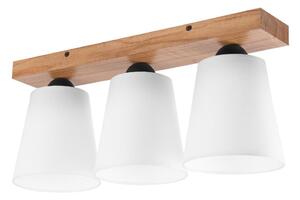 Prisadený luster LULA 3xE27/60W/230V dub