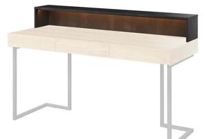 Nadstavec na písací stôl TAGHI - 150 cm, raw steel