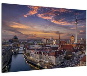 Obraz - Západ slnka nad Berlínom (90x60 cm)