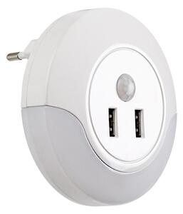 Rabalux 76012 - LED Nočné svetlo do zásuvky so senzorom DEMBO LED/13,9W/230V