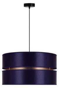 Duolla - Luster na lanku DUO 1xE27/15W/230V pr. 40 cm modrá/zlatá