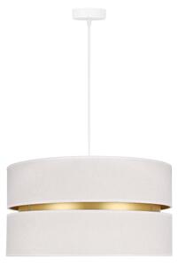 Duolla - Luster na lanku DUO 1xE27/15W/230V pr. 40 cm krémová/zlatá