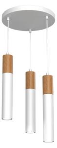 Luster na lanku CASSA 3xGU10/8W/230V biela