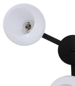 Prisadený luster CALDERA 3xE27/60W/230V čierna