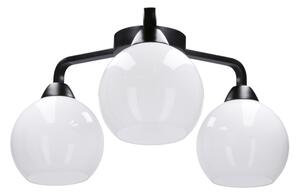 Prisadený luster CALDERA 3xE27/60W/230V čierna