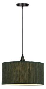 Luster na lanku PATTI 1xE27/60W/230V pr. 30 cm zelená