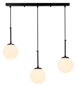 Luster na lanku POMPEI 3xE27/40W/230V čierna