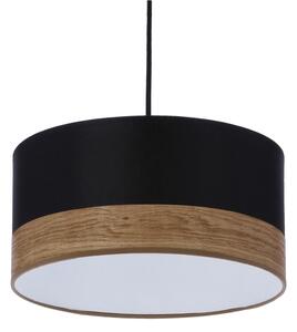 Luster na lanku PORTO 1xE27/60W/230V čierna/hnedá