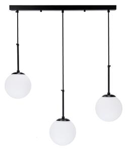 Luster na lanku POMPEI 3xE27/40W/230V čierna