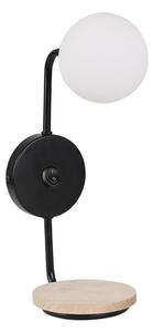 Nástenná lampa PONIO 1xG9/25W/230V čierna/buk
