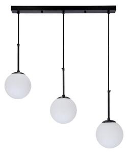 Luster na lanku POMPEI 3xE27/40W/230V čierna