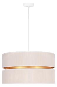 Duolla - Luster na lanku DUO 1xE27/15W/230V pr. 40 cm krémová/zlatá