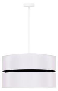 Duolla - Luster na lanku DUO 1xE27/15W/230V pr. 40 cm biela/čierna