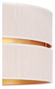 Duolla - Luster na lanku DUO 1xE27/15W/230V pr. 40 cm krémová/zlatá
