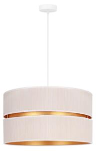 Duolla - Luster na lanku DUO 1xE27/15W/230V pr. 40 cm krémová/zlatá