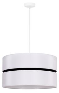Duolla - Luster na lanku DUO 1xE27/15W/230V pr. 40 cm biela/čierna