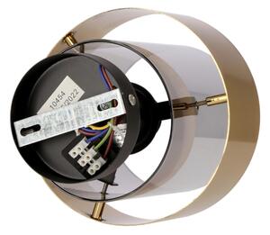 Prisadený luster SPIEGA 1xE27/60W/230V zlatá/čierna