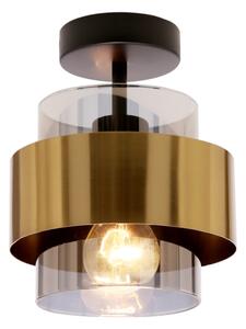 Prisadený luster SPIEGA 1xE27/60W/230V zlatá/čierna