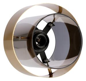 Prisadený luster SPIEGA 1xE27/60W/230V zlatá/čierna
