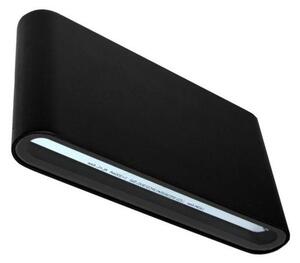 LED Vonkajšie nástenné svietidlo FLOW 2xLED/6W/230V IP54 3000K čierna