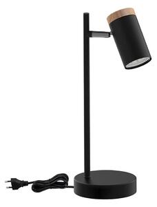 Stolná lampa LAGOS 1xGU10/15W/230V čierna/hnedá