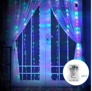 Aigostar LED vonkajší vianočný reťazec 200xLED, 8 funkcií, 5x2m, IP44