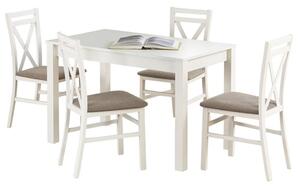 Jedálenský stôl Ksawery 120x76x68 cm (biela)