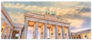 Obraz - Brandenburská brána, Berlín, Nemecko (120x50 cm)