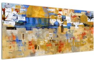 Obraz - Múr nárekov, Jeruzalem, Izrael (120x50 cm)