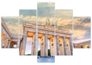 Obraz - Brandenburská brána, Berlín, Nemecko (150x105 cm)