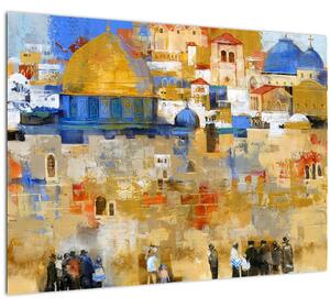 Obraz - Múr nárekov, Jeruzalem, Izrael (70x50 cm)