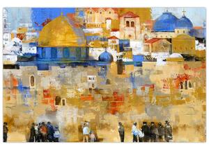 Obraz - Múr nárekov, Jeruzalem, Izrael (90x60 cm)