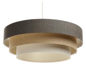 Luster na lanku BOHO TRINITI 1xE27/60W/230V šedá/béžová/krémová