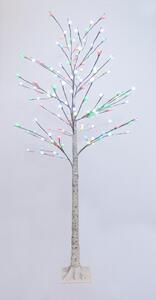 Immax 07750L NEO LITE vianočný strom LED 180cm, 12 svetelných módov, 7,2W, RGB, biela