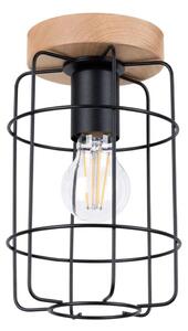 Sollux SL.1262 - Stropné svietidlo GOTTO 1xE27/15W/230V čierna