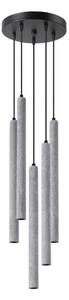 Sollux SL.1275 - Luster na lanku PASTELO 5xG9/8W/230V betón