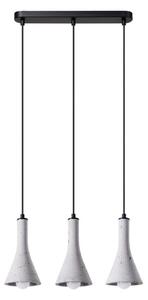 Sollux SL.1225 - Luster na lanku REA 3xE14/12W/230V betón