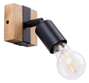 Sollux SL.1295 - Bodové svietidlo ZUCA 1xE27/15W/230V čierna