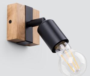 Sollux SL.1295 - Bodové svietidlo ZUCA 1xE27/15W/230V čierna