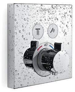 Hansgrohe ShowerSelect - Termostat pod omietku pre 2 spotrebiče, leštený vzhľad zlata 15763990