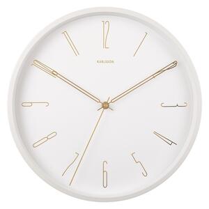 Karlsson 5898WH dizajnové nástenné hodiny, 35 cm