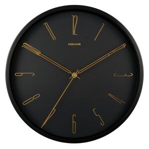 Karlsson 5898BK dizajnové nástenné hodiny, 35 cm
