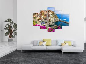 Obraz - Talianska dedinka Manarola (150x105 cm)