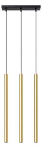 Sollux SL.1196 - Luster na lanku PASTELO 3xG9/8W/230V zlatá